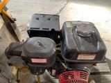 three different types of air compressors sitting on a pallet