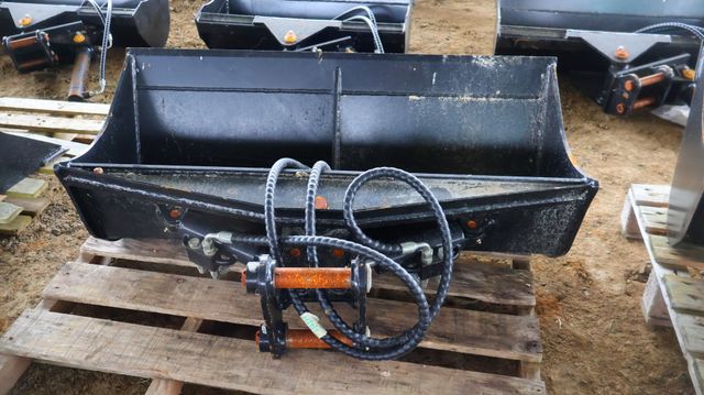 Godet inclinable hydraulique L1200mm pour mini-pelle 2,5t-3,5t, a...