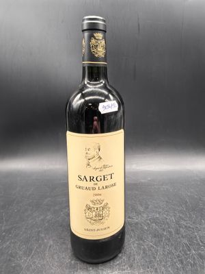 1 bouteille de Sarget de Gruaud-Larose, Saint-Julien 2006