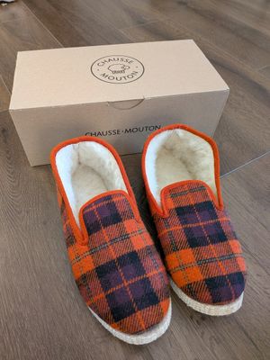 Paire de charentaises de marque CHAUSSE MOUTON