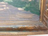 a picture of a painting on the wall of a room