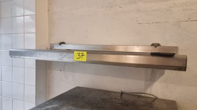 Etagère murale en inox. 100 x 36 cm