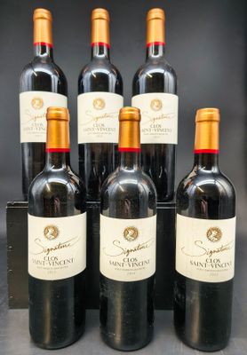 6 Bts CLOS SAINT VINCENT SIGNATURE(etlt) GC Saint Emilion 20…