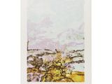 an image of a picture of a painting with a sky in the background