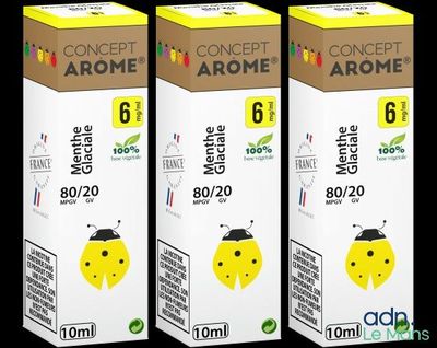 three boxes of liquid with a smiley face on them