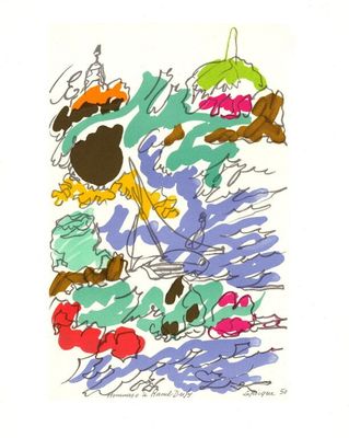 Charles Lapicque (1898 - 1988) D'après - Hommage à Raoul DUF…