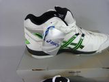 a box with a pair of tennis shoes on it