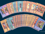 a lot of cards that are sitting on a table