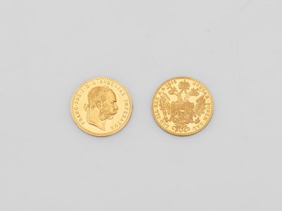 deux souverains en or, dont l'un est un souverain et l'autre un souverain