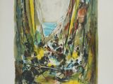 an image of a painting of a group of people in a forest