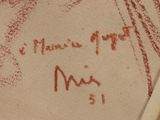 a picture of a drawing of a man with a hat on