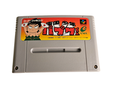 an old nintendo game with a sticker on it