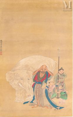 une image d'un tableau représentant un homme et une femme assis sur un banc