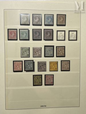 a picture of a picture of a collection of stamps on a wall