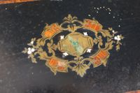 Nécessaire de voyage en marqueterie et placage de bois noirc… (photo 5)