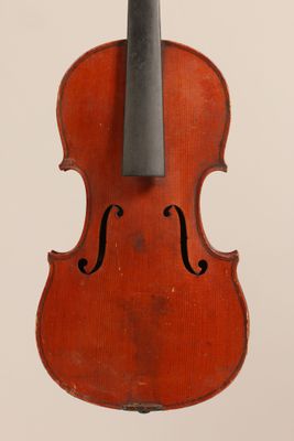 Violon 3/4 ; portant inscription Réparé par C.