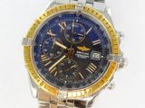 une image d'un gros plan d'une montre-bracelet sur une surface blanche