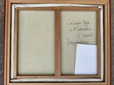 une photo d'une photo d'une fenêtre à laquelle est attachée une note