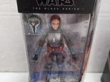 the star wars action figure is in the box on the table