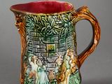 an image of a ceramic mug with a painting on it