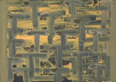 Dans le goût de Franck CHALENDARD. Composition dans les tons…