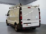 a white van that is parked in a building