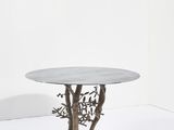 une image représentant une petite table sur laquelle se trouve un arbre