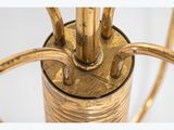 an image of a close up of a gold colored metal object