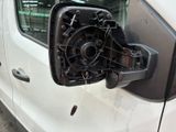a close up of a car ' s side mirror with the door handle open