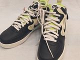 Nike Air Force 1 Mid noir / blanc - volt - jaune