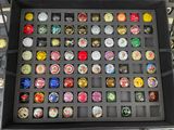 a black box filled with lots of different types of candy