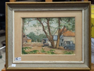 CHANTRELLE Lucien (1890-1985) - Aquarelle et crayon sur papi…