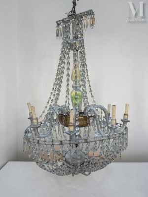 an image of a chandelier made out of glass beads