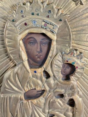 Icône de la Vierge Noire de Pologne