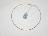 gros plan d'un collier portant une étiquette de prix