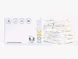 un tube de dentifrice blanc sur fond blanc