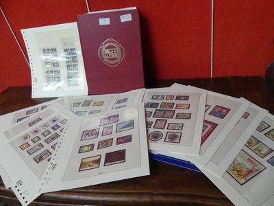 YSFMODE-10 Feuilles De Pages D'Album De Timbres-Poste,7 Pochettes 7,7X1,35 Pouces,Pochettes D
