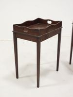 Paire de petites tables d'appoint en acajou à plateaux cuvet… (photo 4)