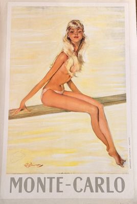 an image of a painting of a woman sitting on a surfboard