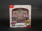 vitrine du jeu de cartes à collectionner Pokémon avec présentation du jeu de cartes à collectionner Pokémon