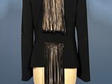 a black jacket with fringes on a mannequin mannequin mannequin mannequin mann