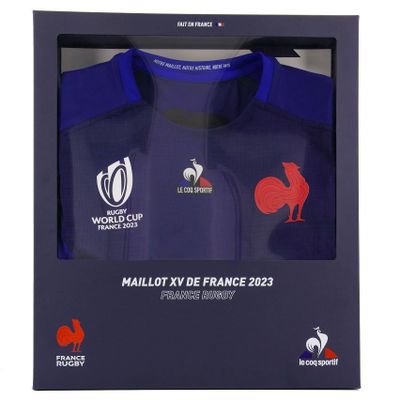 Collector Rugby Shirt Set France Rugby World Cup Interencheres Com