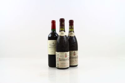 Réunion de 2 bouteilles de CHATEAUNEUF-DU-PAPE par Mireille …