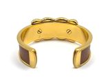 an image of a close up of a gold ring on a white background