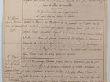 une feuille de papier sur laquelle on peut écrire, posée sur une table