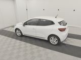 a picture of a white car parked in a garage