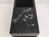 a picture of a black computer case with writing on it