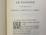 an open book with a picture of a man on it