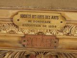 an image of a close up of a plaque on a wall