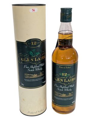 Whisky single malt écossais Glen Lair, 12 ans d'âge